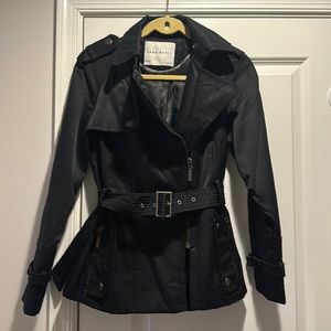 Zara black trench coat